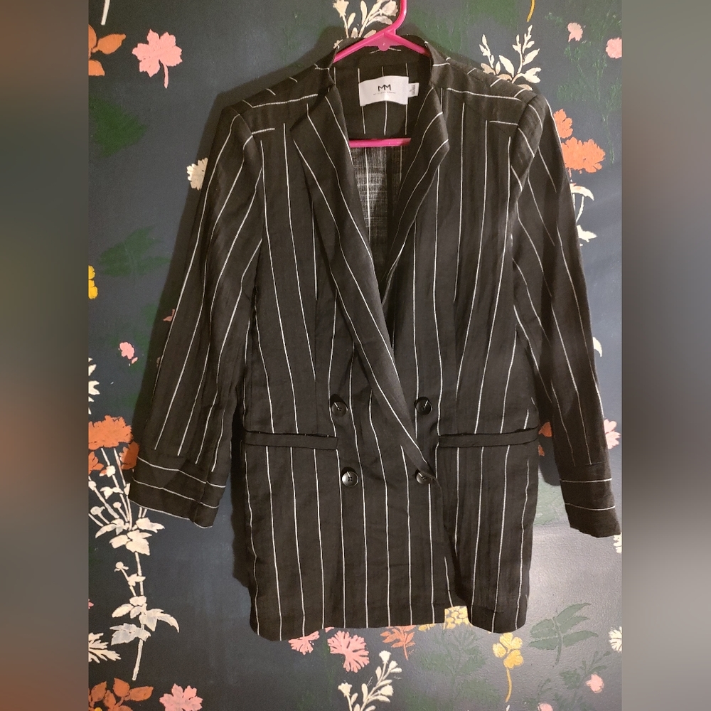 Meilleur Moment Pinstripe Spring Blazer